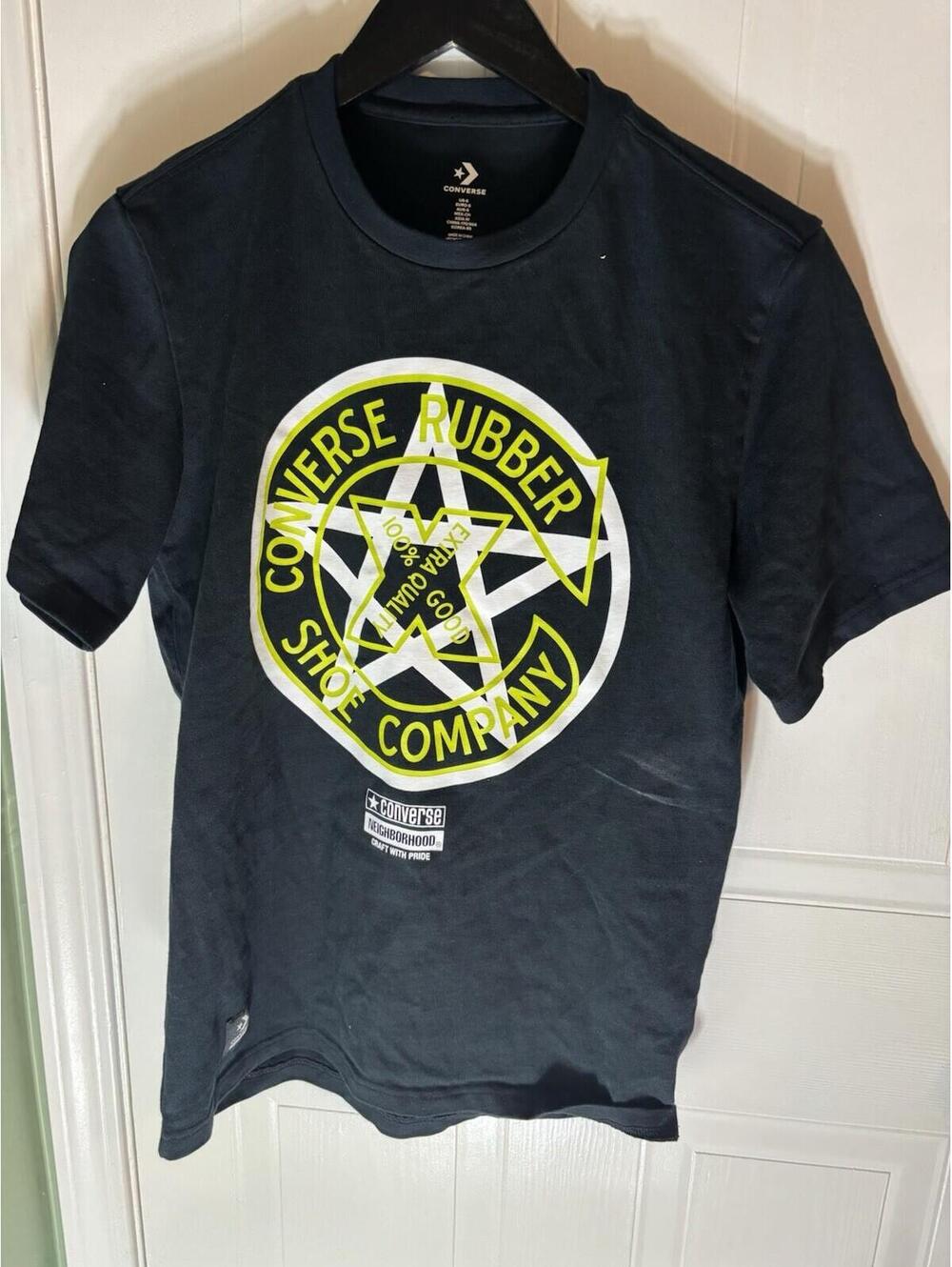 Converse X Neighborhood Collab Heavyweight Tee NBHDCNS Cotton Men’s Size Small